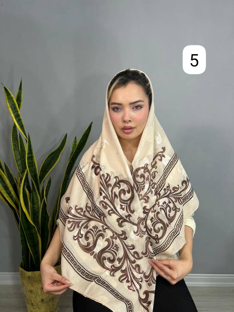 روسری نخ ترک اعلا وارداتی کد 476 2 روسری نخ ترک اعلا وارداتی کد 476 - Image 2