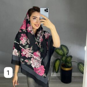 روسری ترکمن طرح مارال نخی کد 486 فروشگاه اینترنتی ایل آنا