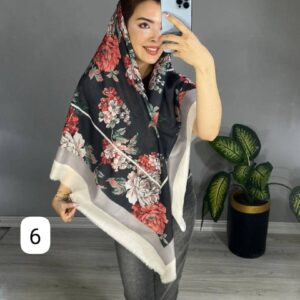 روسری ترکمن طرح مارال نخی کد 486