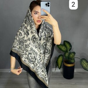 روسری ترکمن گلبوته نخی کد 492 فروشگاه اینترنتی ایل آنا