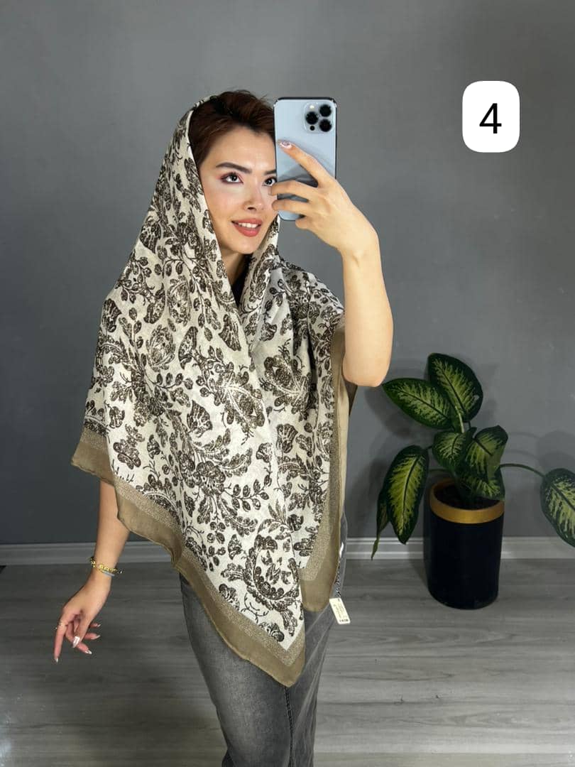 روسری ترکمن گلبوته نخی کد 492 2 روسری ترکمن گلبوته نخی کد 492 - Image 2