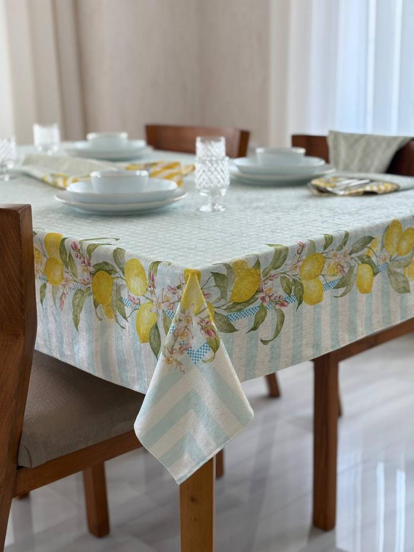 رومیزی مخمل شانل ضد لک طرح لیموناد کد511 9 رومیزی مخمل شانل ضد لک طرح لیموناد کد511