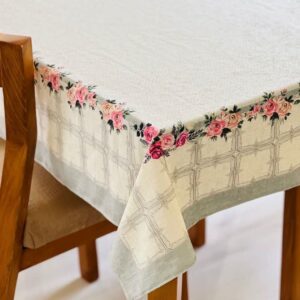 رومیزی مخمل شانل ضد لک طرح گلی کد 559 فروشگاه اینترنتی ایل آنا
